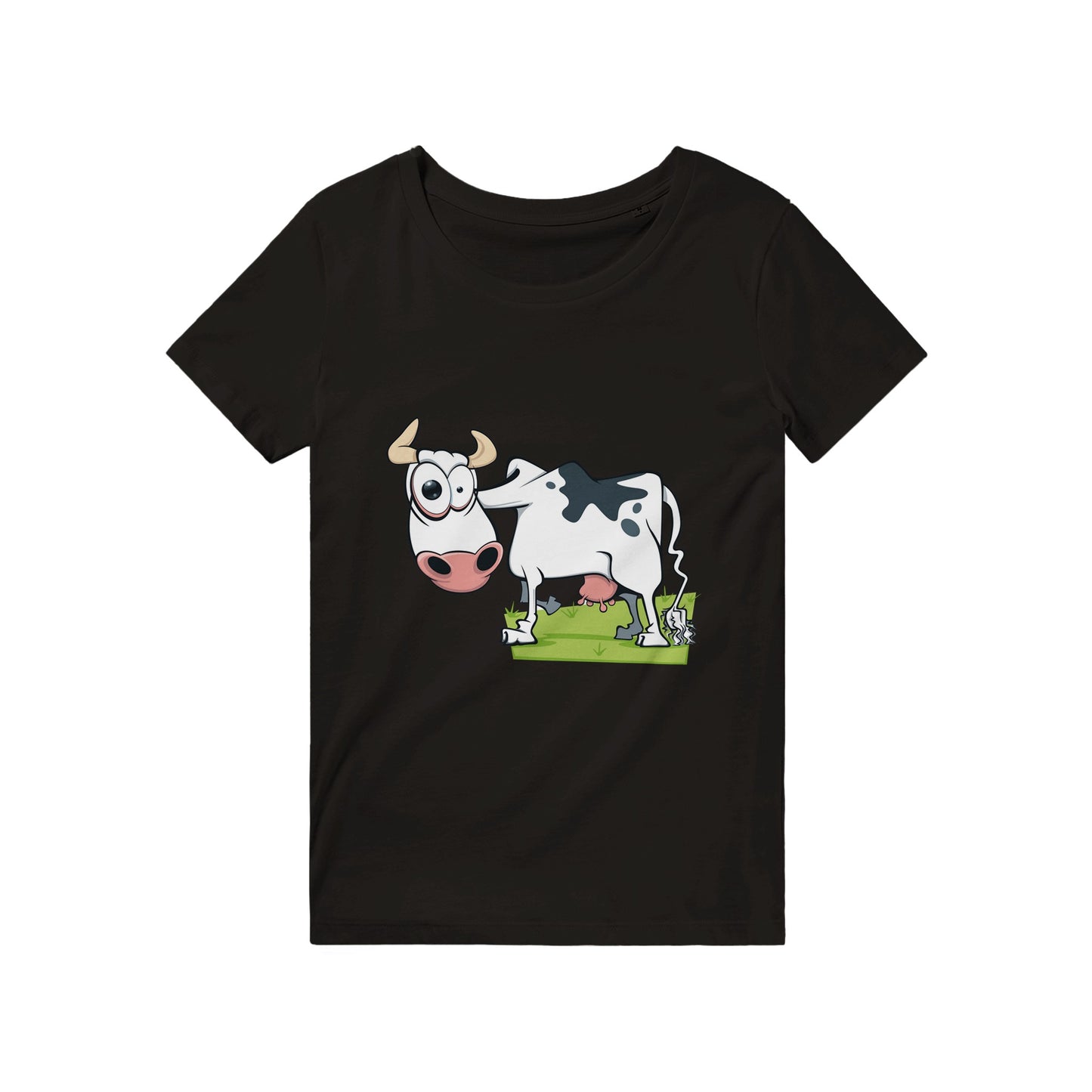 100% Organic Unisex T-shirt/Cow's-Eye