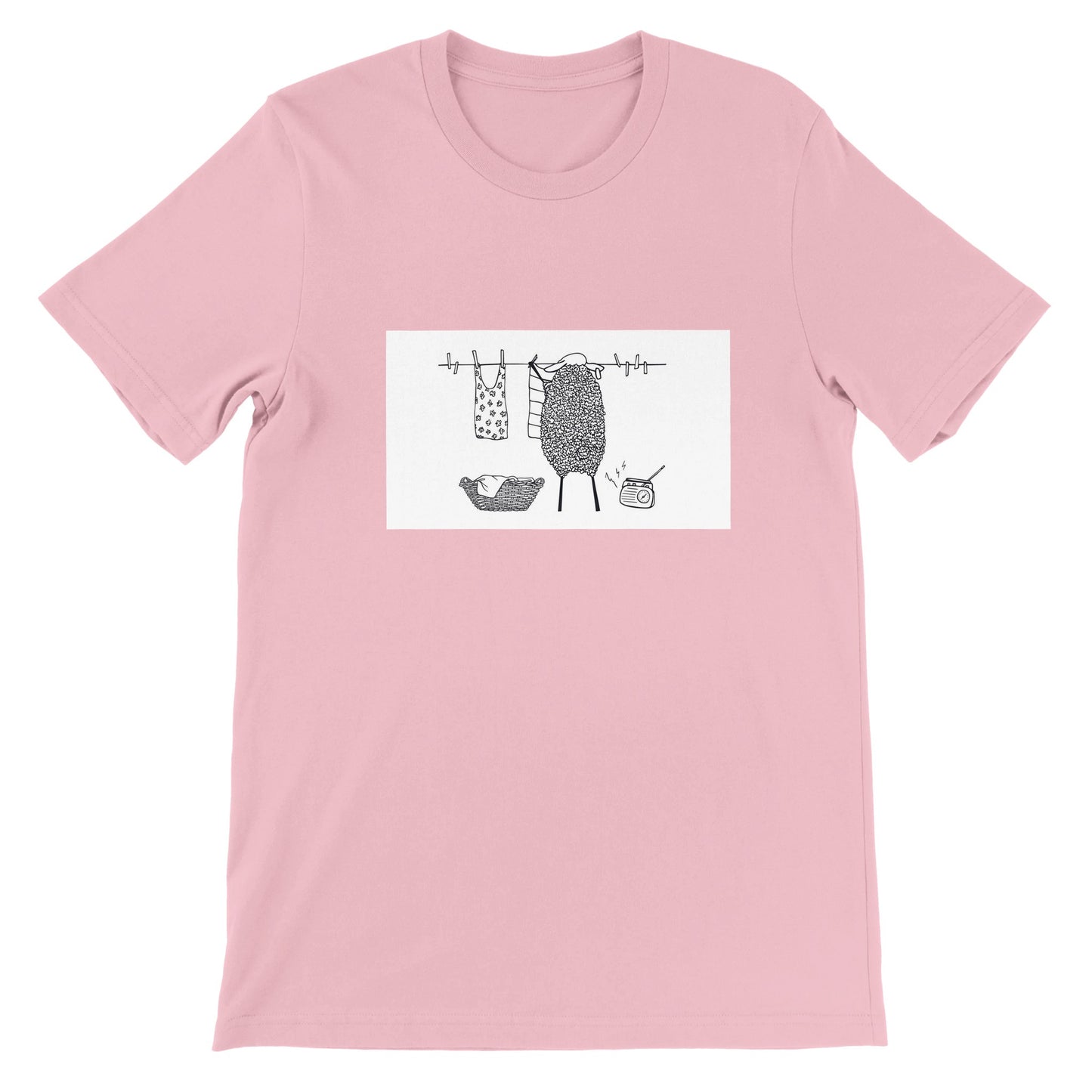 Budget Unisex Crewneck T-shirt/Sheep-Housewife