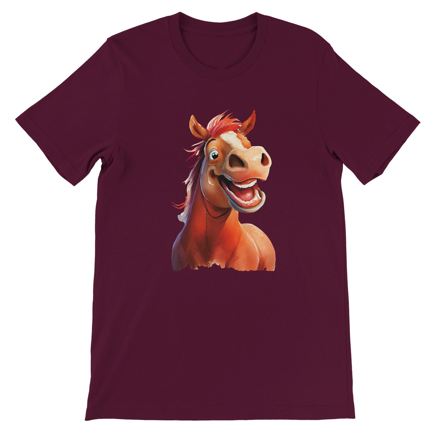 Budget Unisex Crewneck T-shirt/Happy-Horse