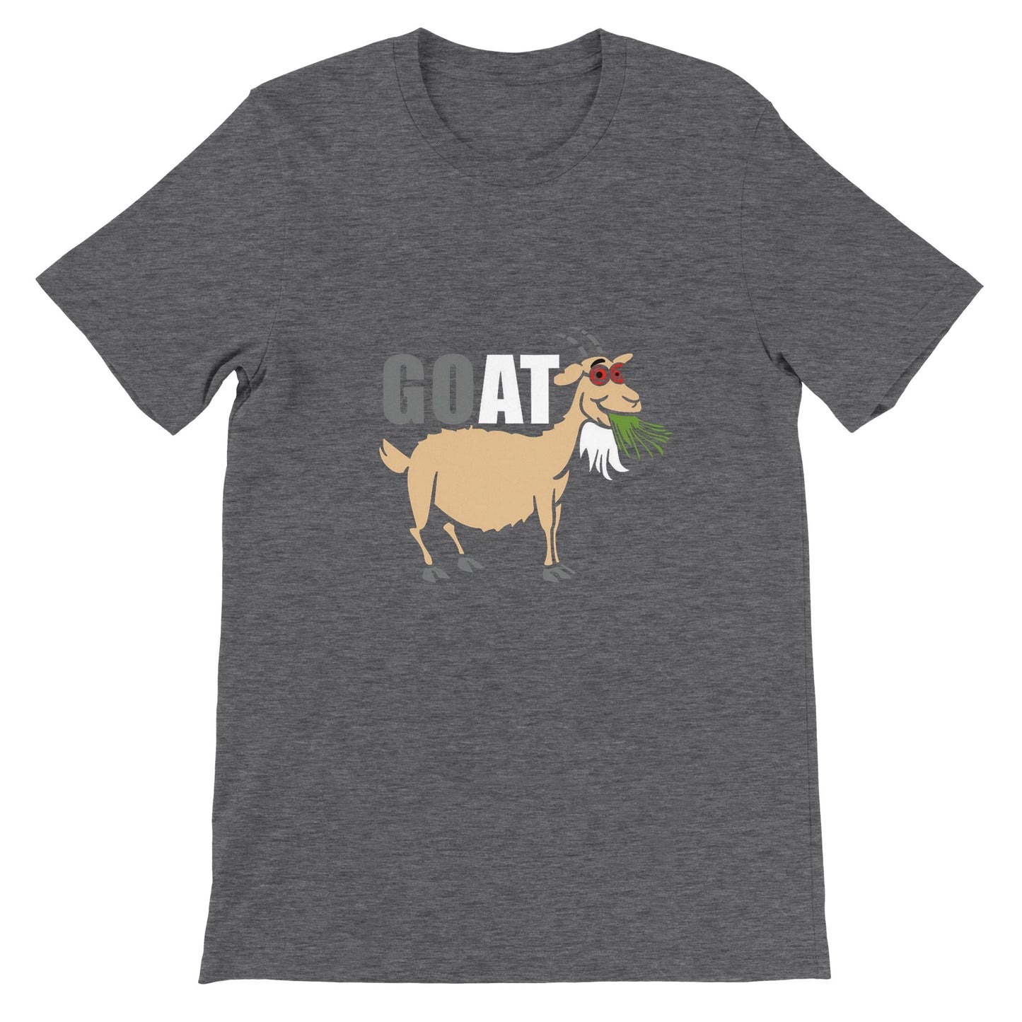 Budget Unisex Crewneck T-shirt/Goat-Grass