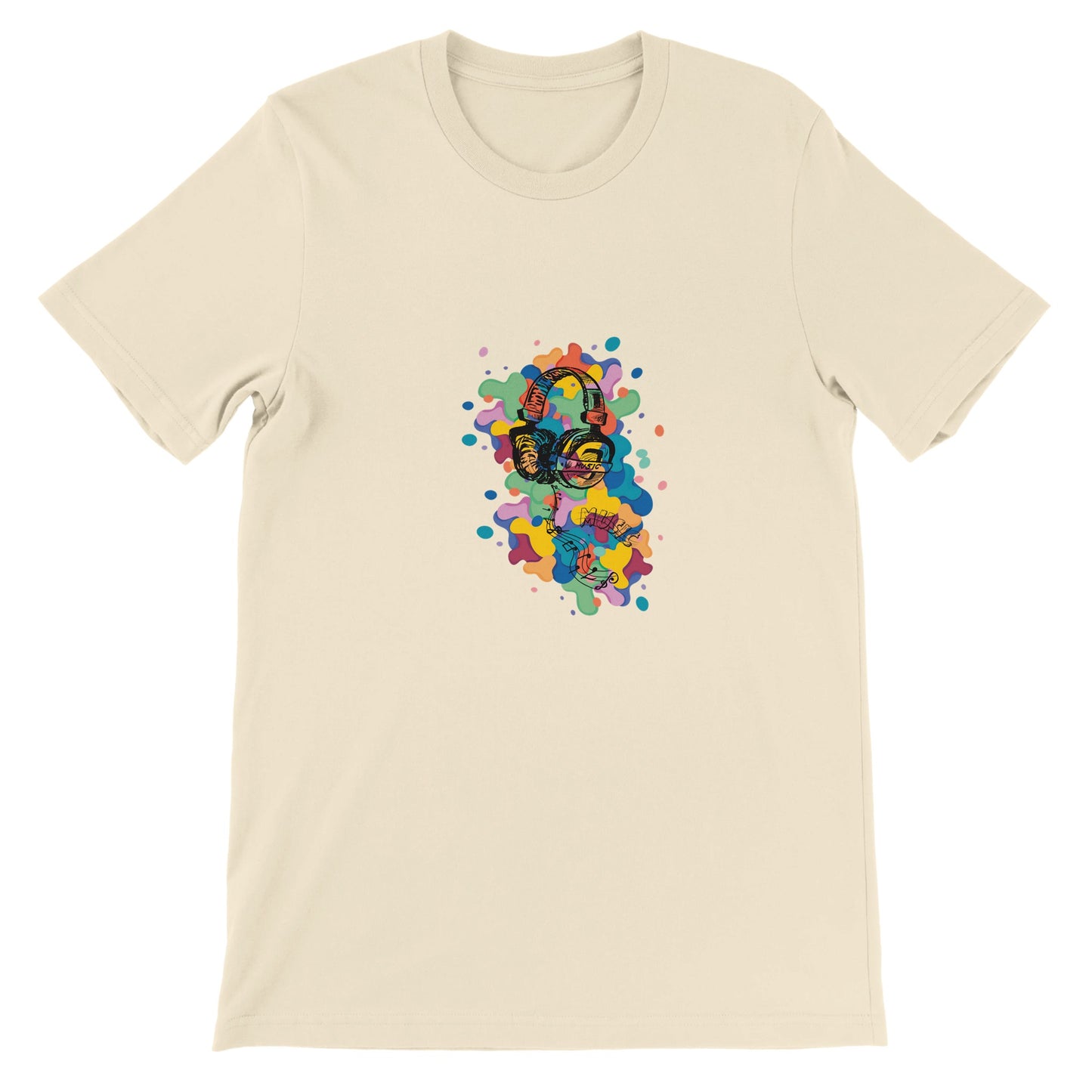 Budget Unisex Crewneck T-shirt/Music-Color