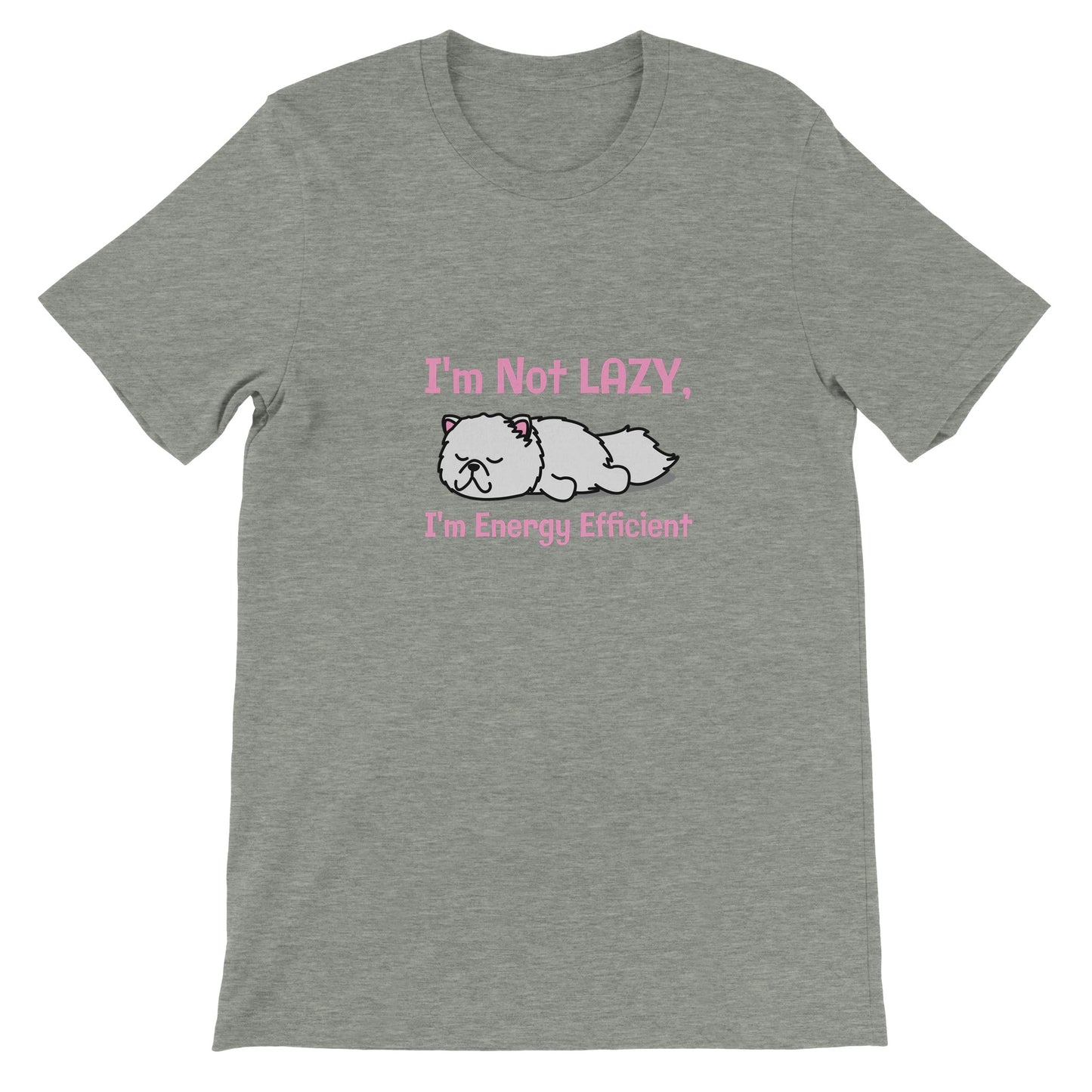 Budget Unisex Crewneck T-shirt/I-Am-Not-Lazy