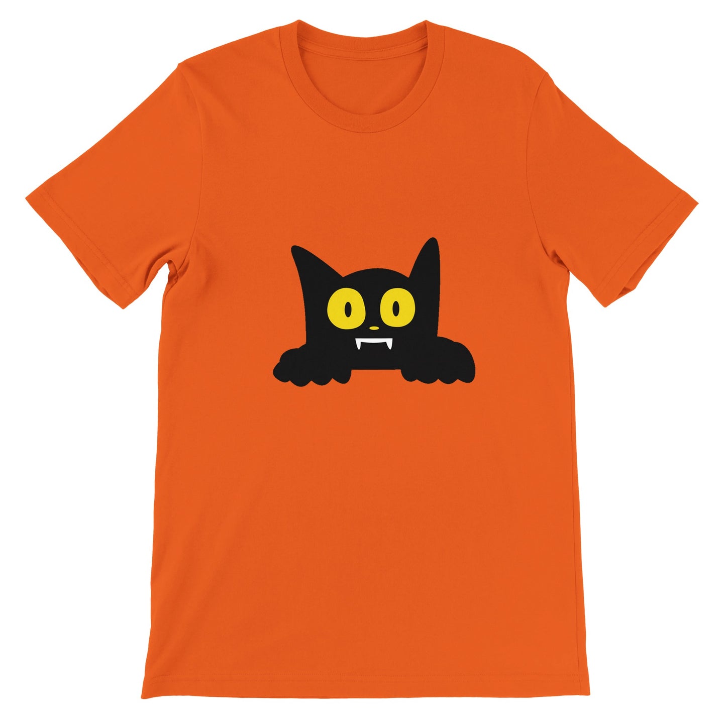 Budget Unisex Crewneck T-shirt/Cat-Halloween