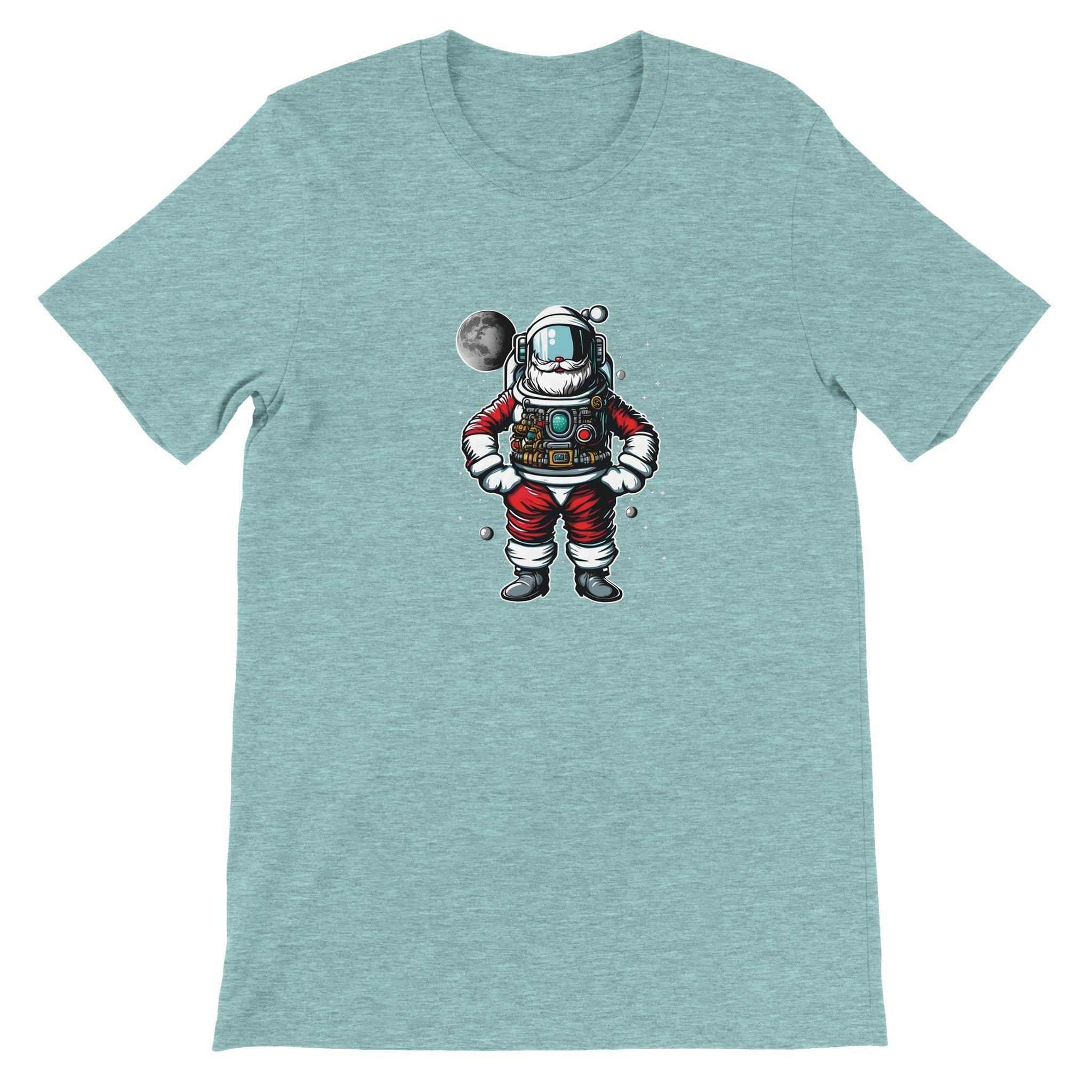 Budget Unisex Crewneck T-shirt/Santa-Astronaut - Enet Images