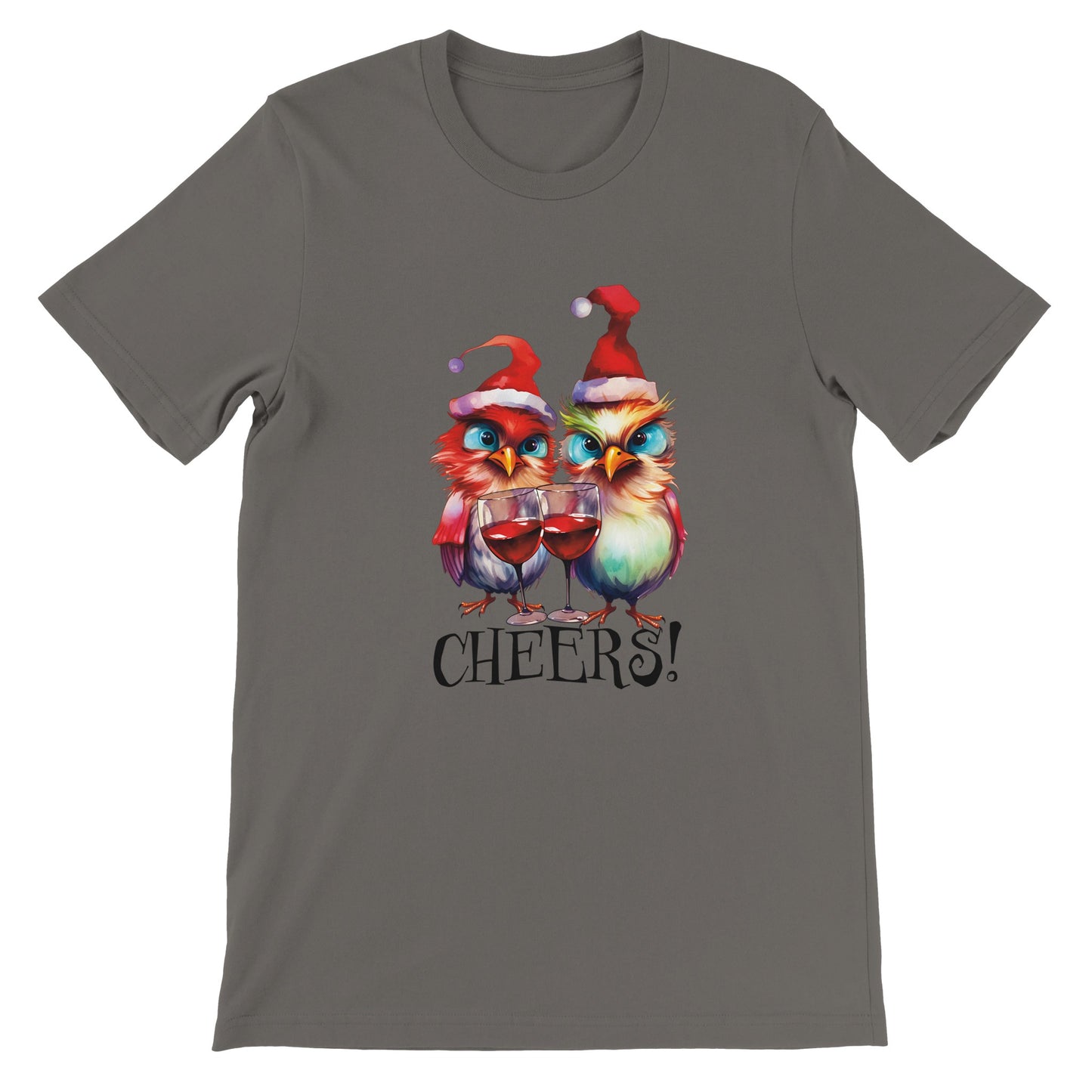 Budget Unisex Crewneck T-shirt/Angry-Birds-Cheers