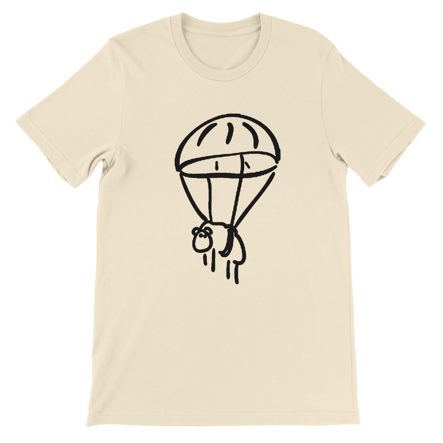 Budget Unisex Crewneck T-shirt/Sheep-Parachute