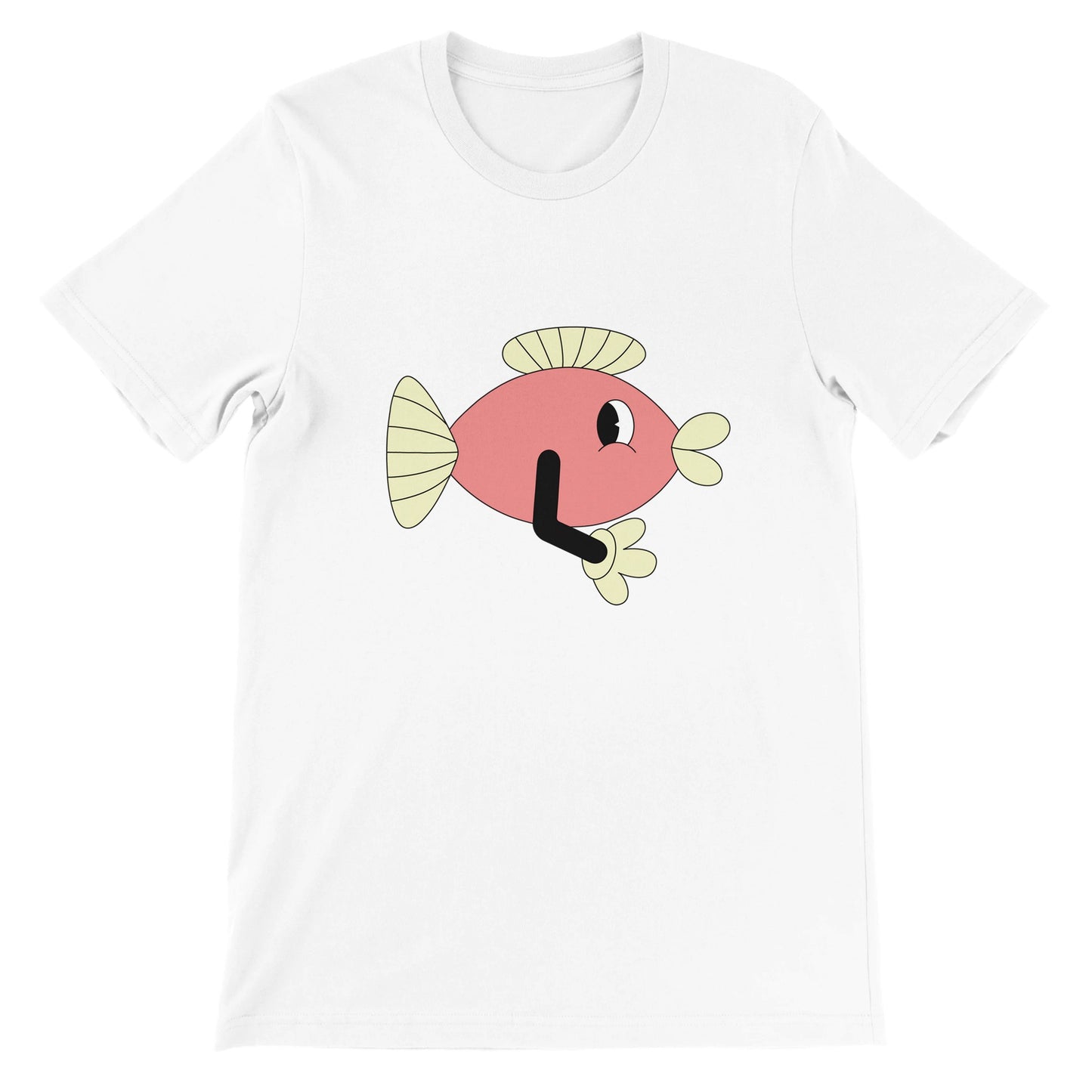 Budget Unisex Crewneck T-shirt/Funny-Fish