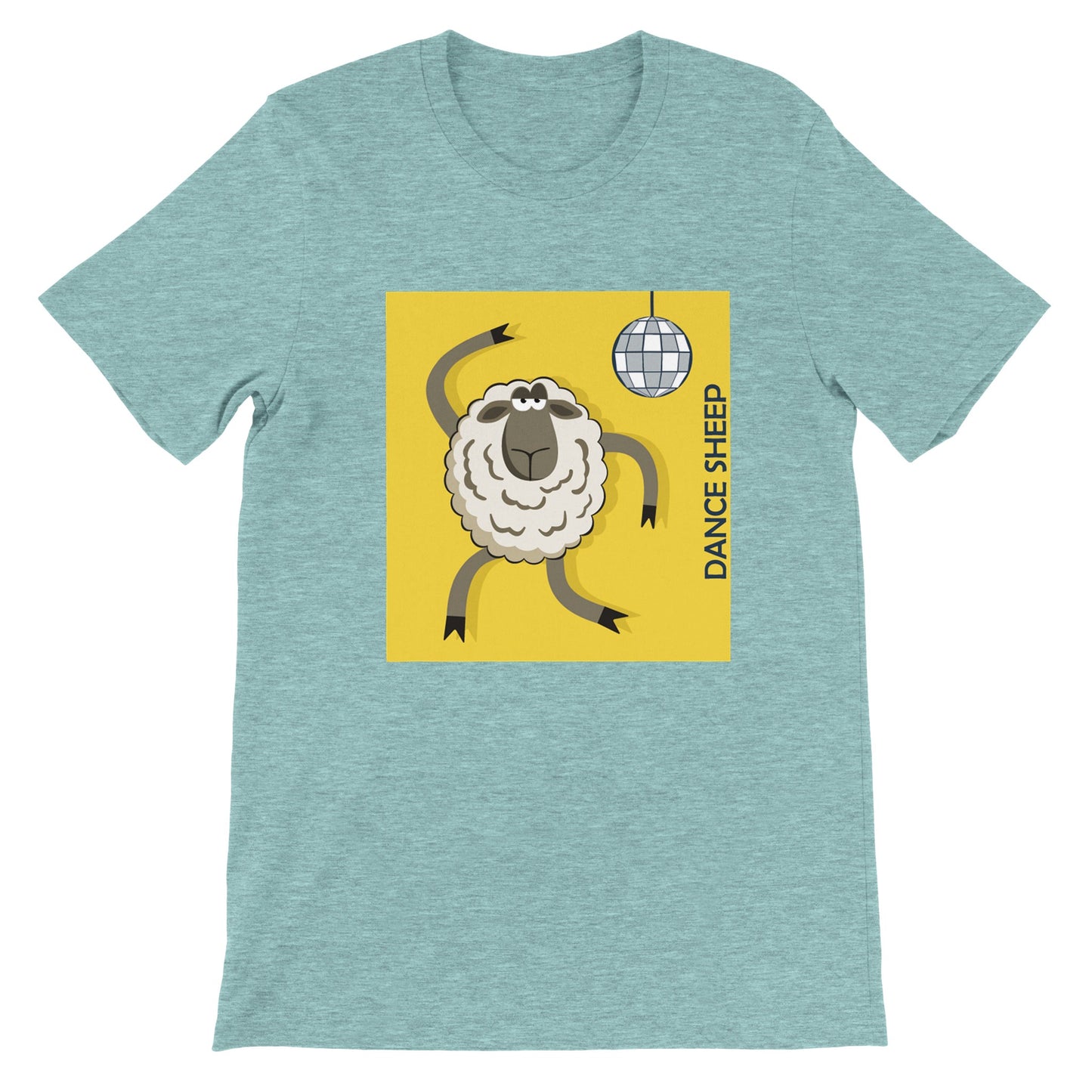 Budget Unisex Crewneck T-shirt/Dance-Sheep
