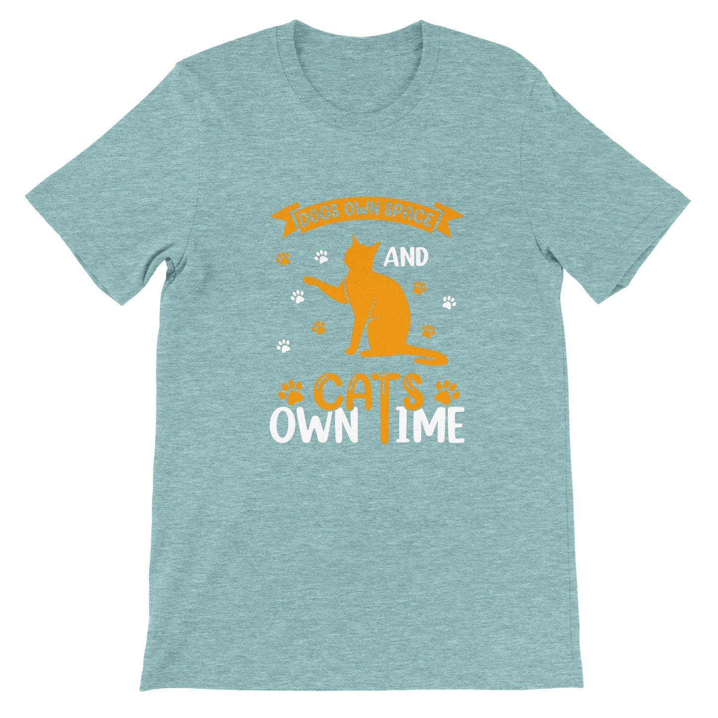 Budget Unisex Crewneck T-shirt/Cats-Own-Time