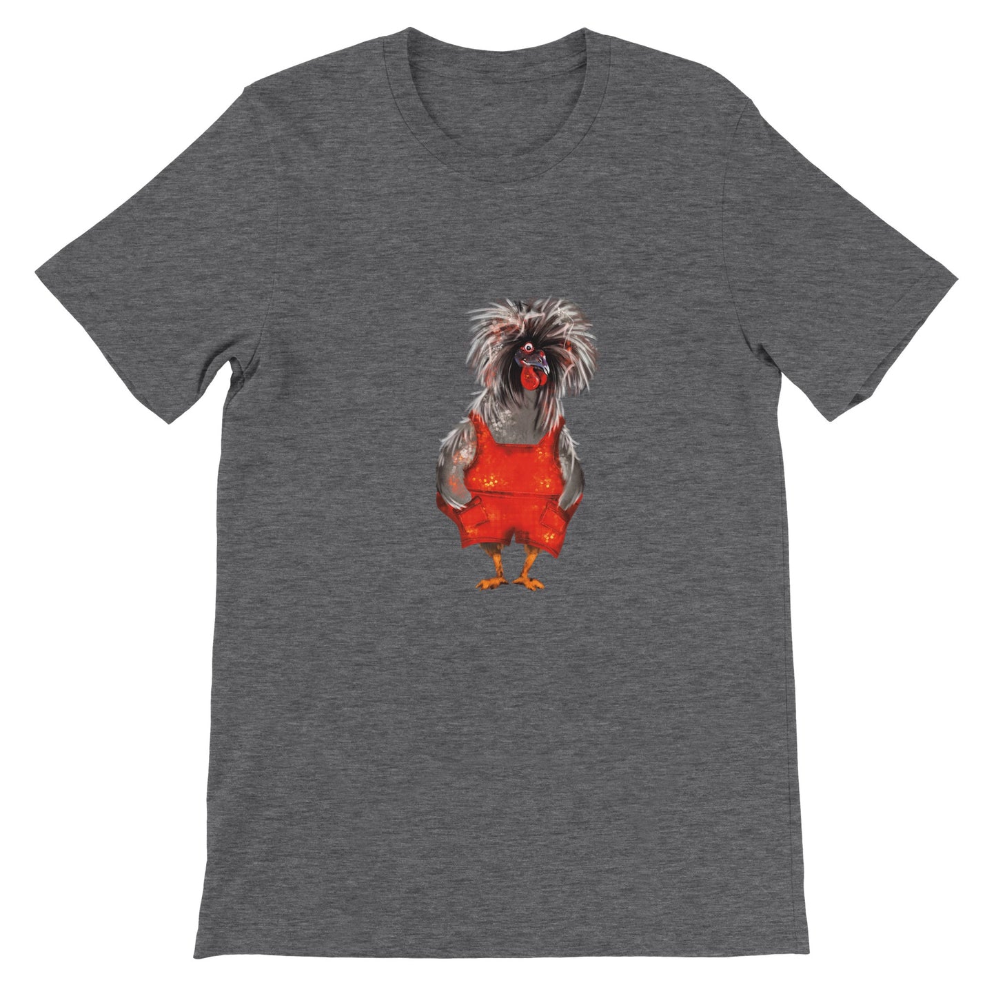 Budget Unisex Crewneck T-shirt/Chicken-Lady