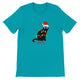 Budget Unisex Crewneck T-shirt/Cat-Christmas - Enet Images