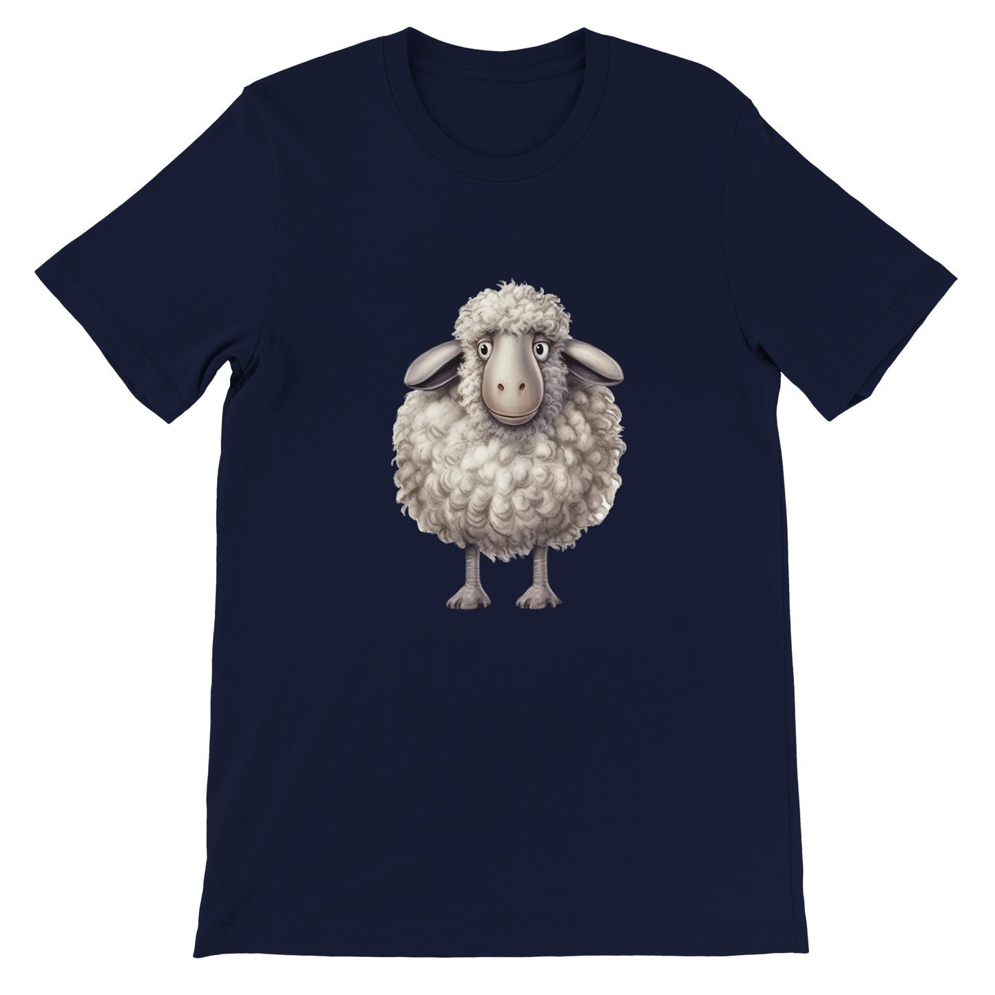 Budget Unisex Crewneck T-shirt/Sheep