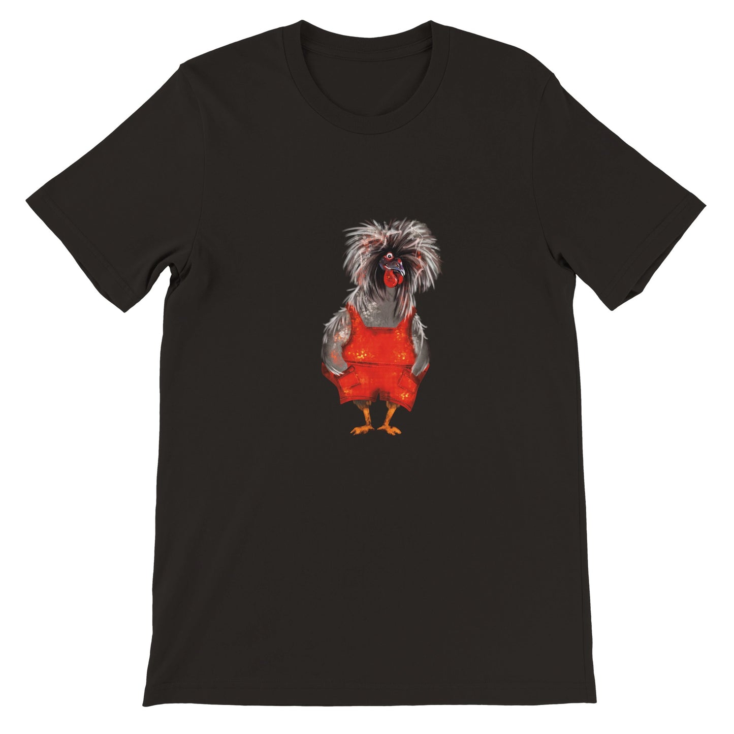 Budget Unisex Crewneck T-shirt/Chicken-Lady