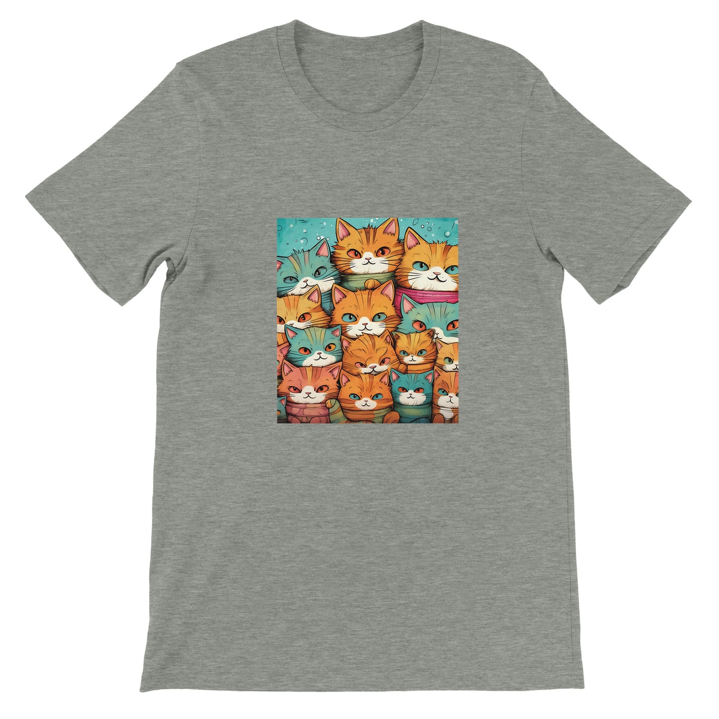 Budget Unisex Crewneck T-shirt/Crowd-Of-Cats