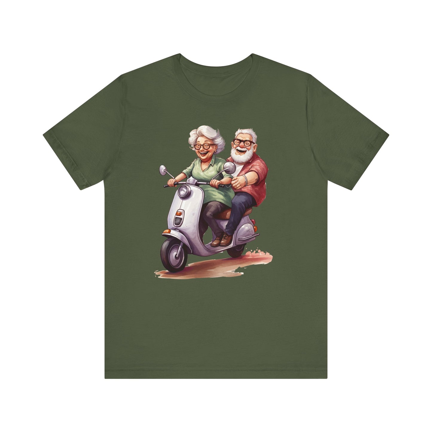 Budget Unisex Crewneck T-shirt/Grandparents-Vespa