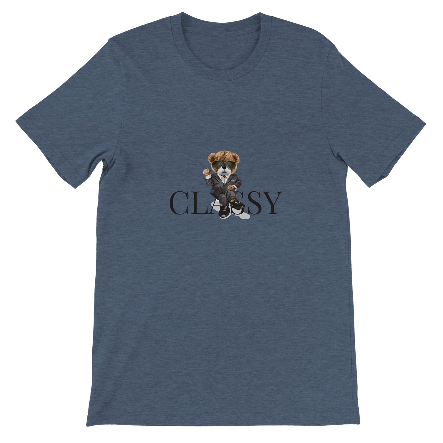 Budget Unisex Crewneck T-shirt/Bear-Classy