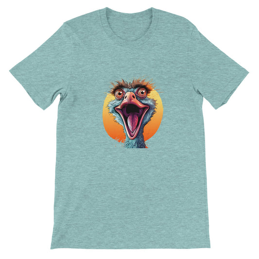 Budget Unisex Crewneck T-shirt/Funny-Ostrich
