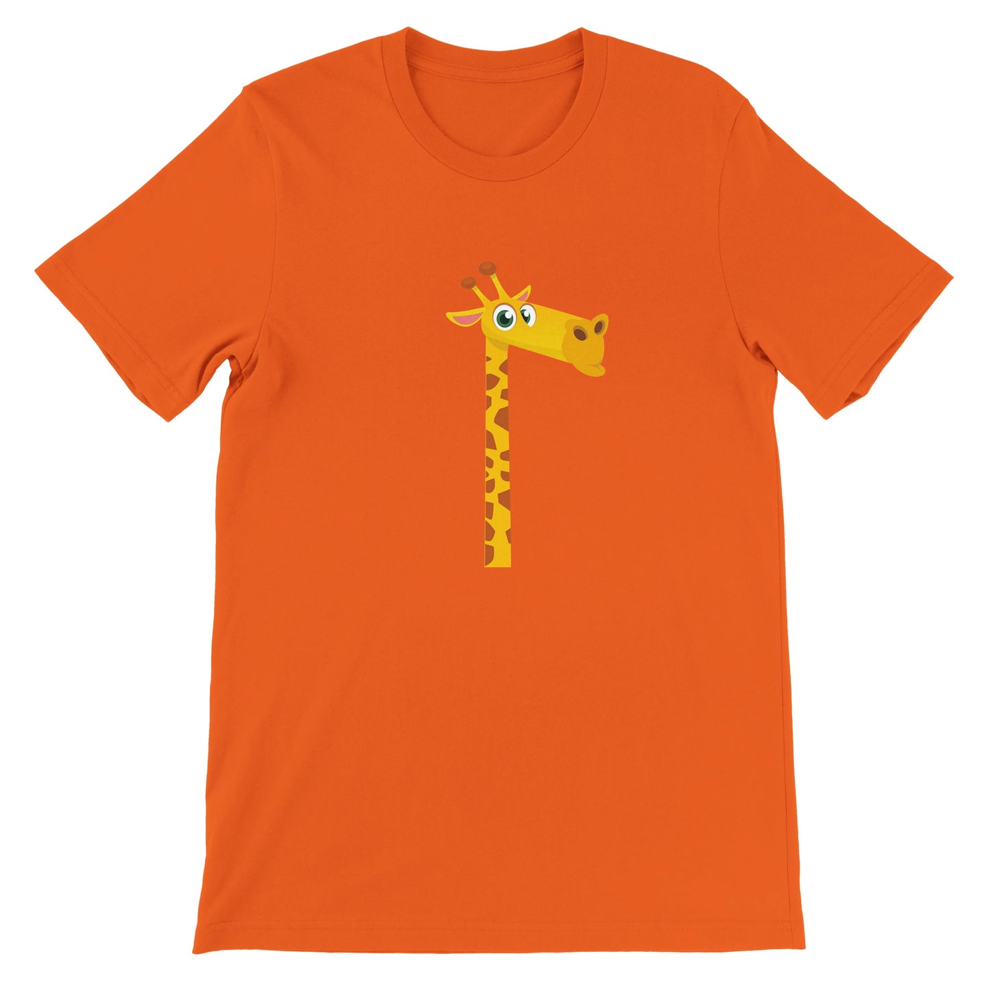 Budget Unisex Crewneck T-shirt/Funny-Giraffe