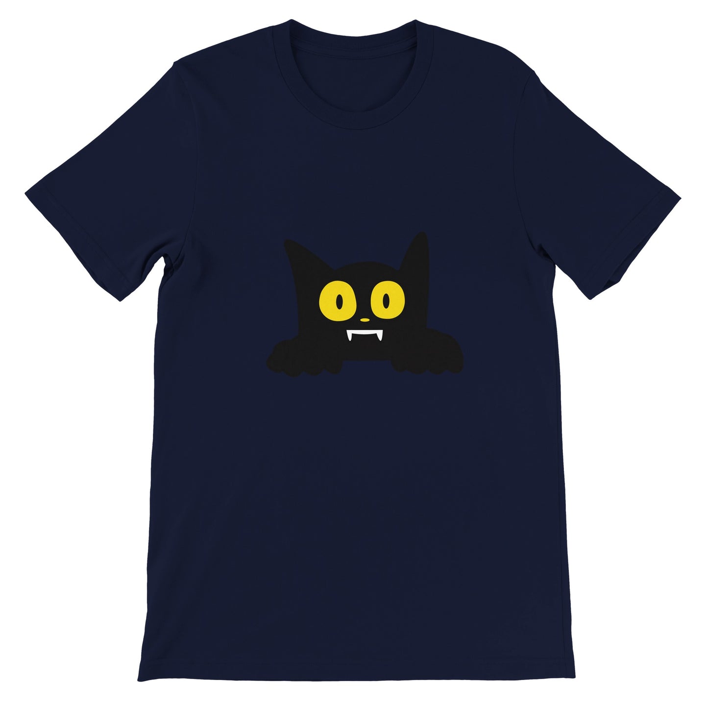 Budget Unisex Crewneck T-shirt/Cat-Halloween
