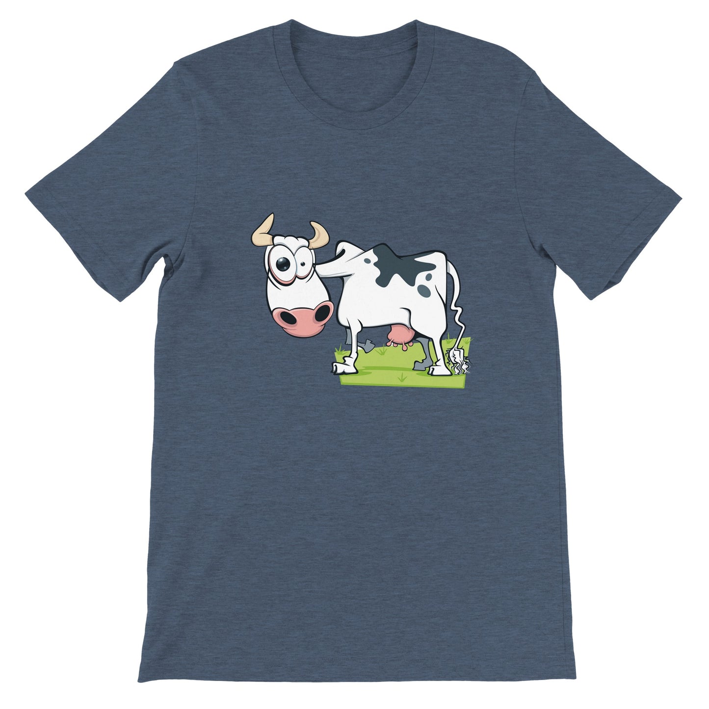 Budget Unisex Crewneck T-shirt/Cow's-Eye