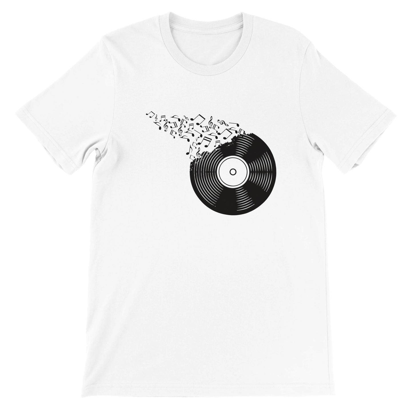 Budget Unisex Crewneck T-shirt/Vynil-Record-Music