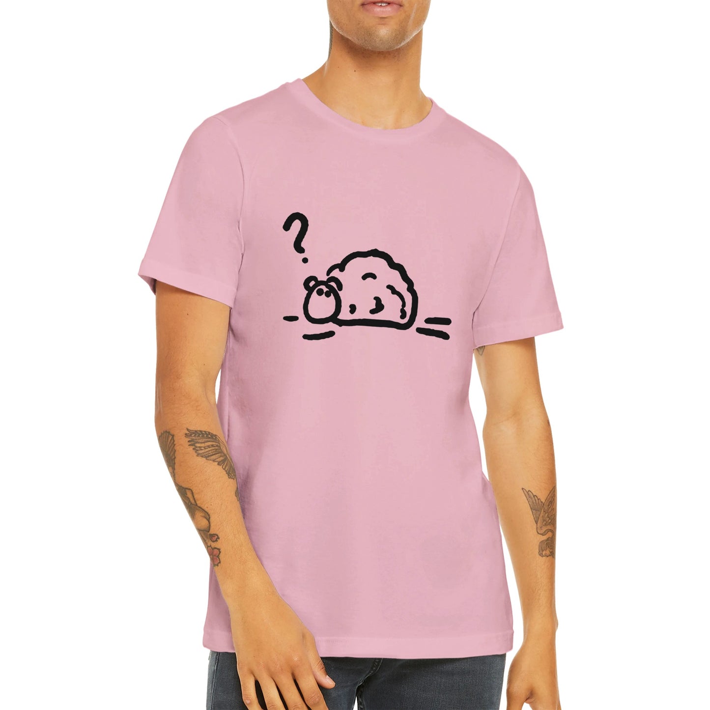 Budget Unisex Crewneck T-shirt/Sheep-Wondering