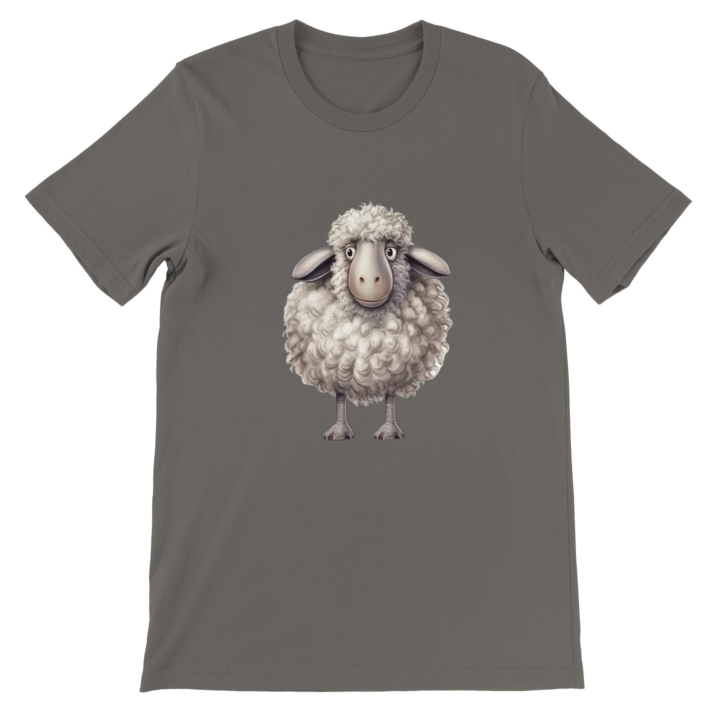 Budget Unisex Crewneck T-shirt/Sheep