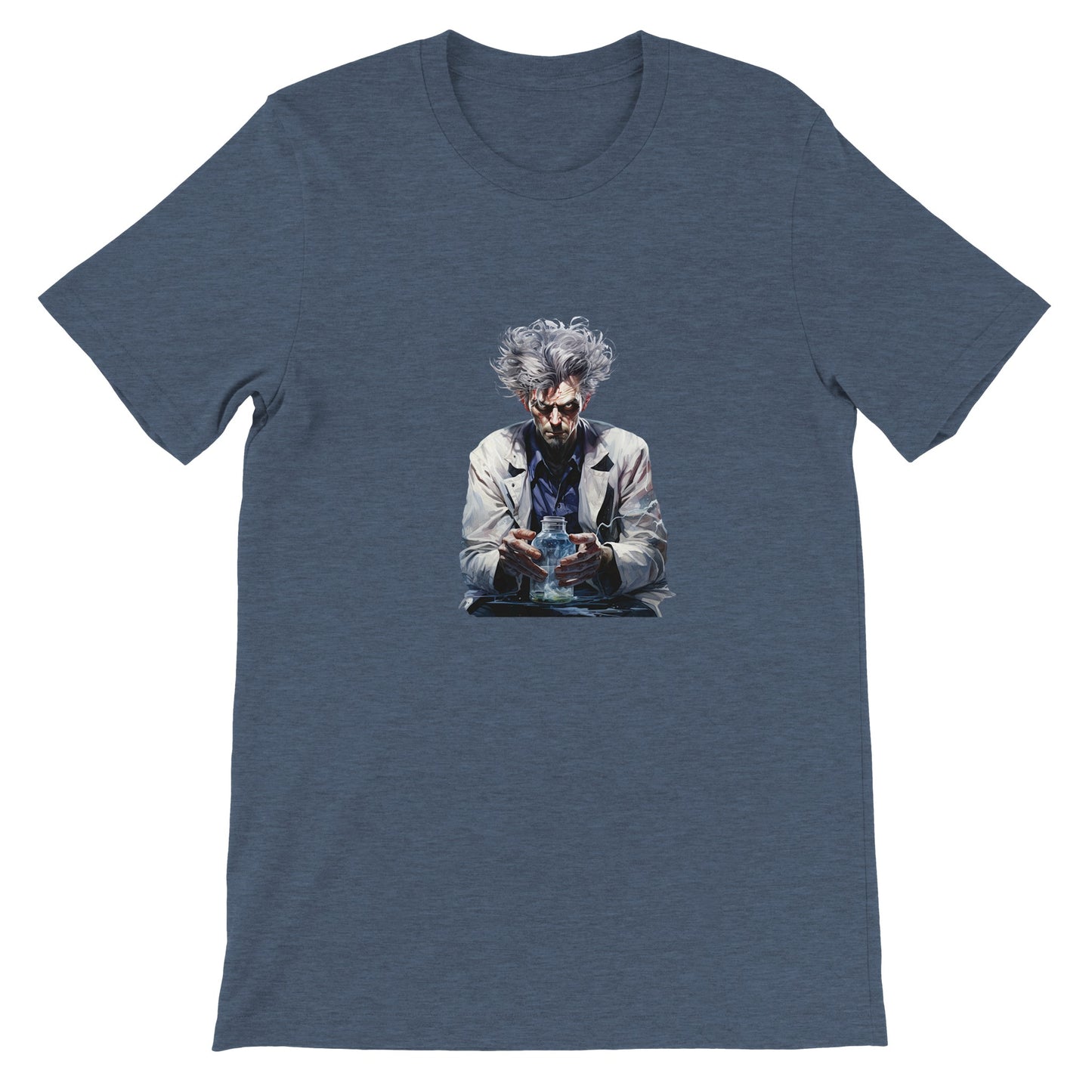 Budget Unisex Crewneck T-shirt/Creepy-Scientist