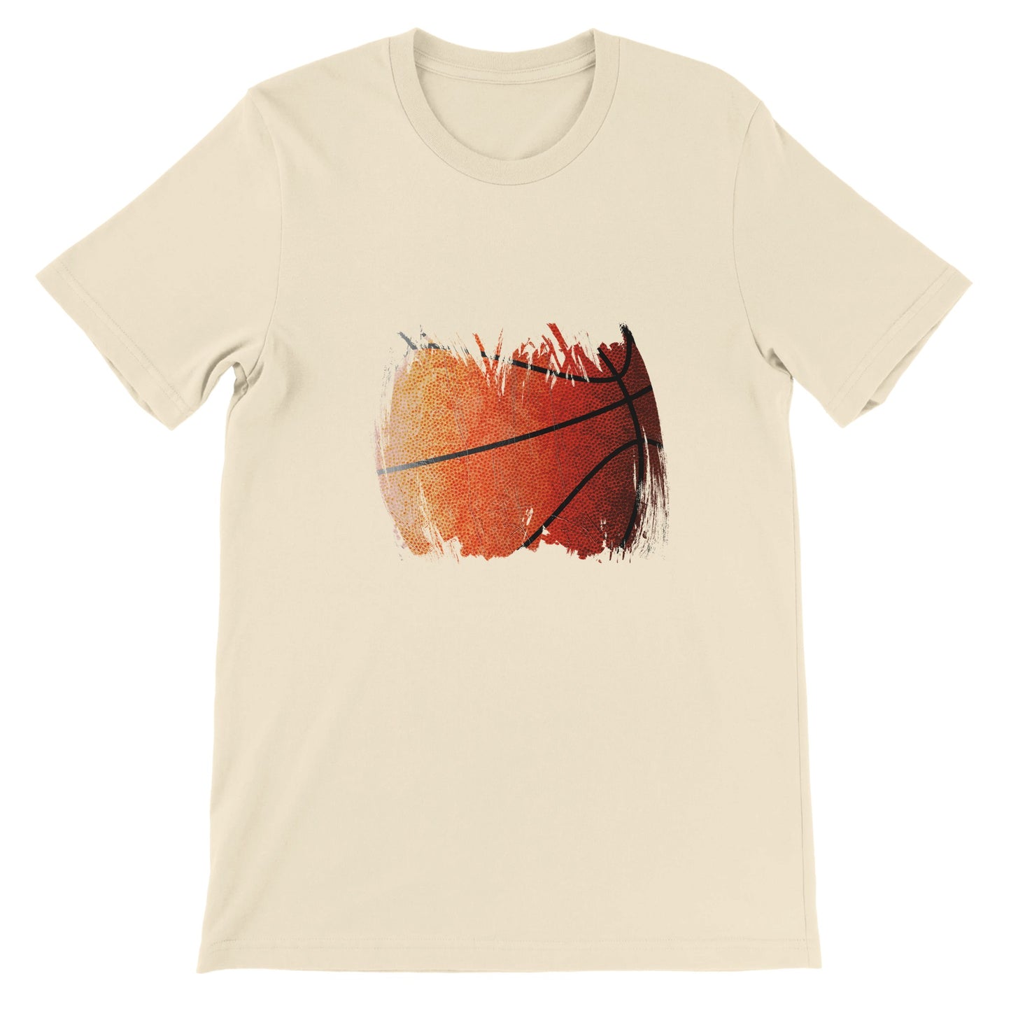 Budget Unisex Crewneck T-shirt/Basketball-Vintage