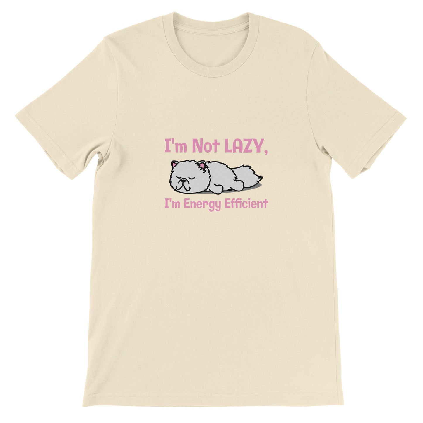 Budget Unisex Crewneck T-shirt/I-Am-Not-Lazy