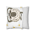 Yoga Sheep Decorative Pillowcase — Whimsical Farm Animal Throw Pillow Cover - Enet Images