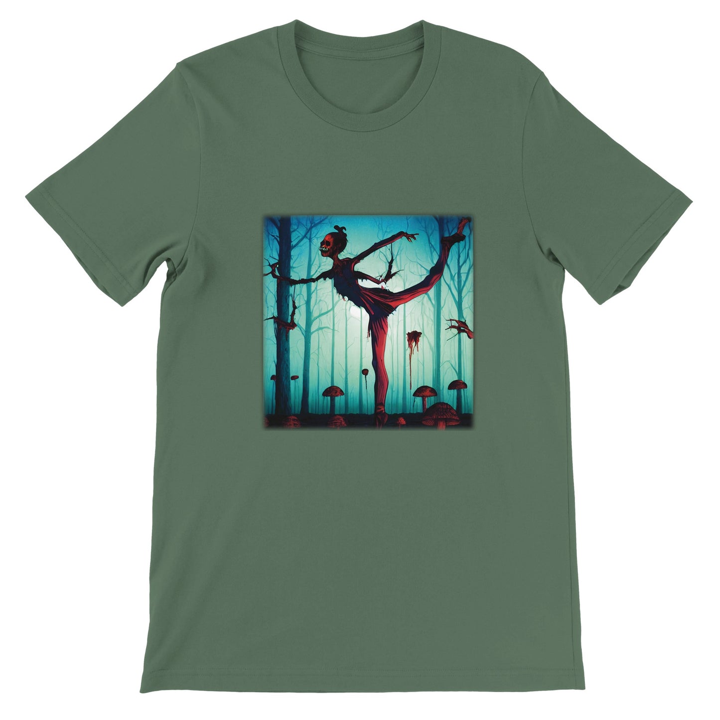 Budget Unisex Crewneck T-shirt/Ballet-Zombie