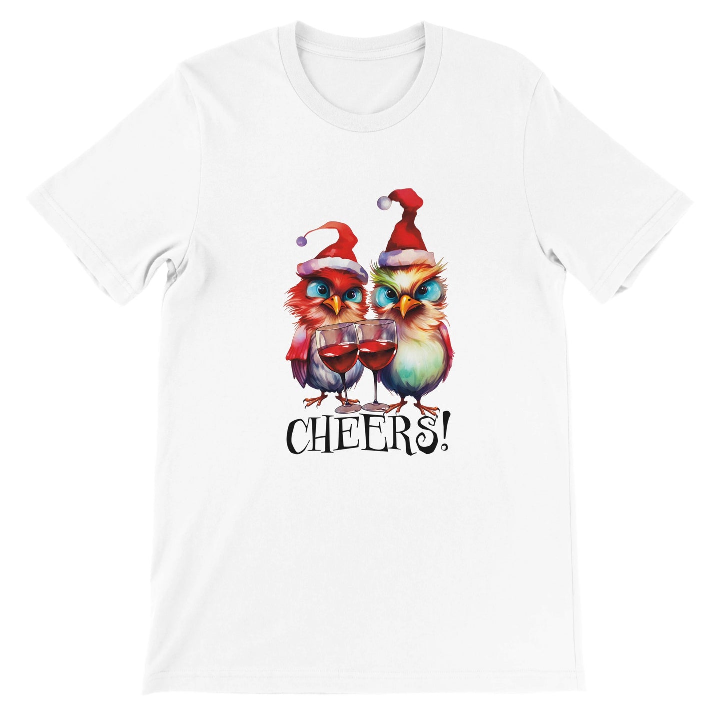 Budget Unisex Crewneck T-shirt/Angry-Birds-Cheers