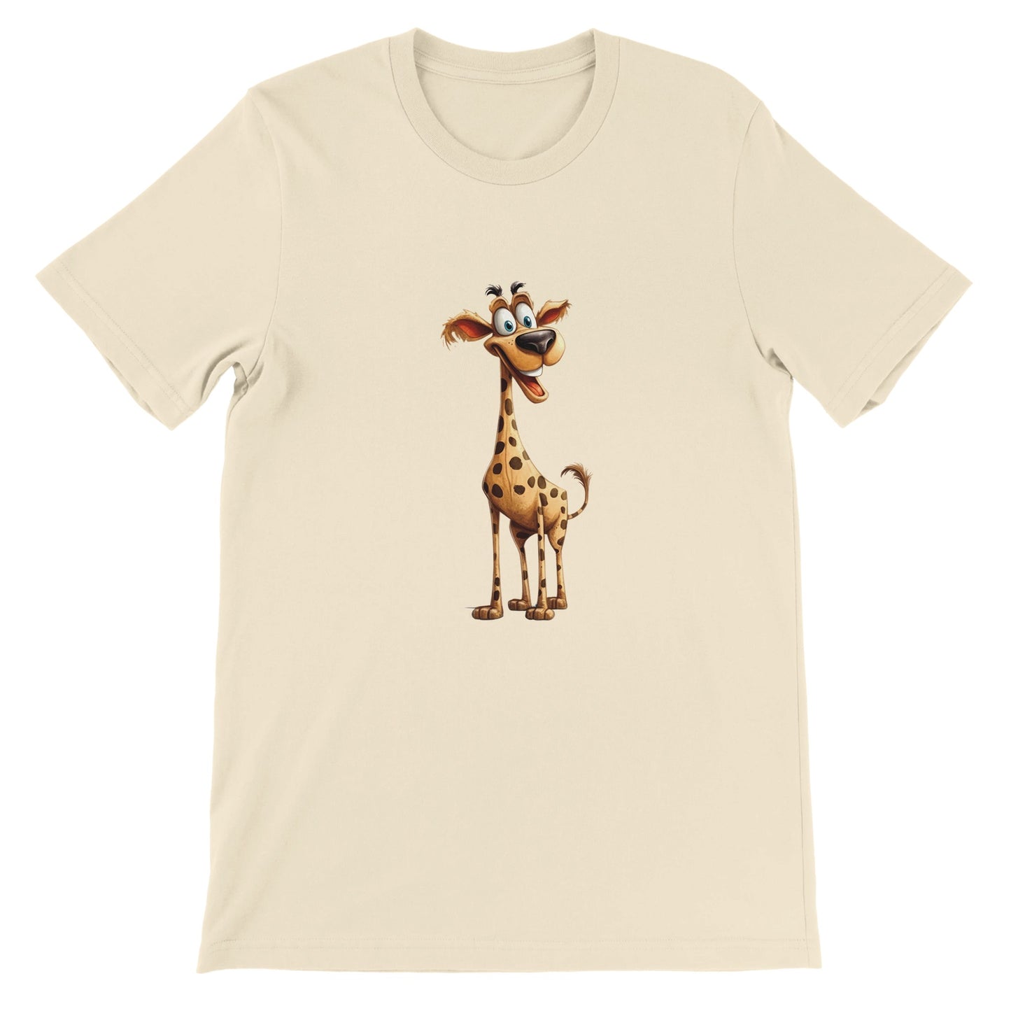 Budget Unisex Crewneck T-shirt/Happy-Giraffe