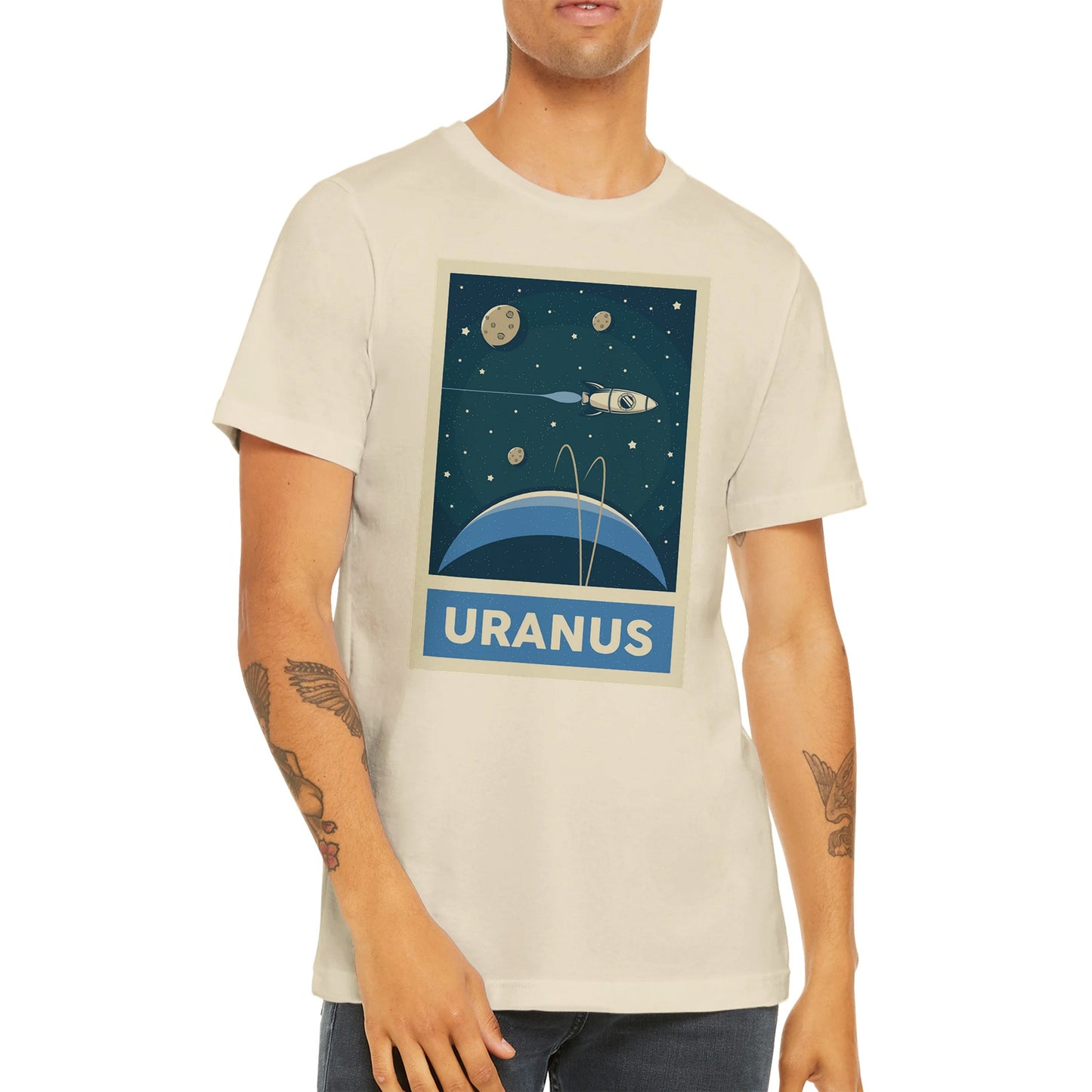 Budget Unisex Crewneck T-shirt/Uranus