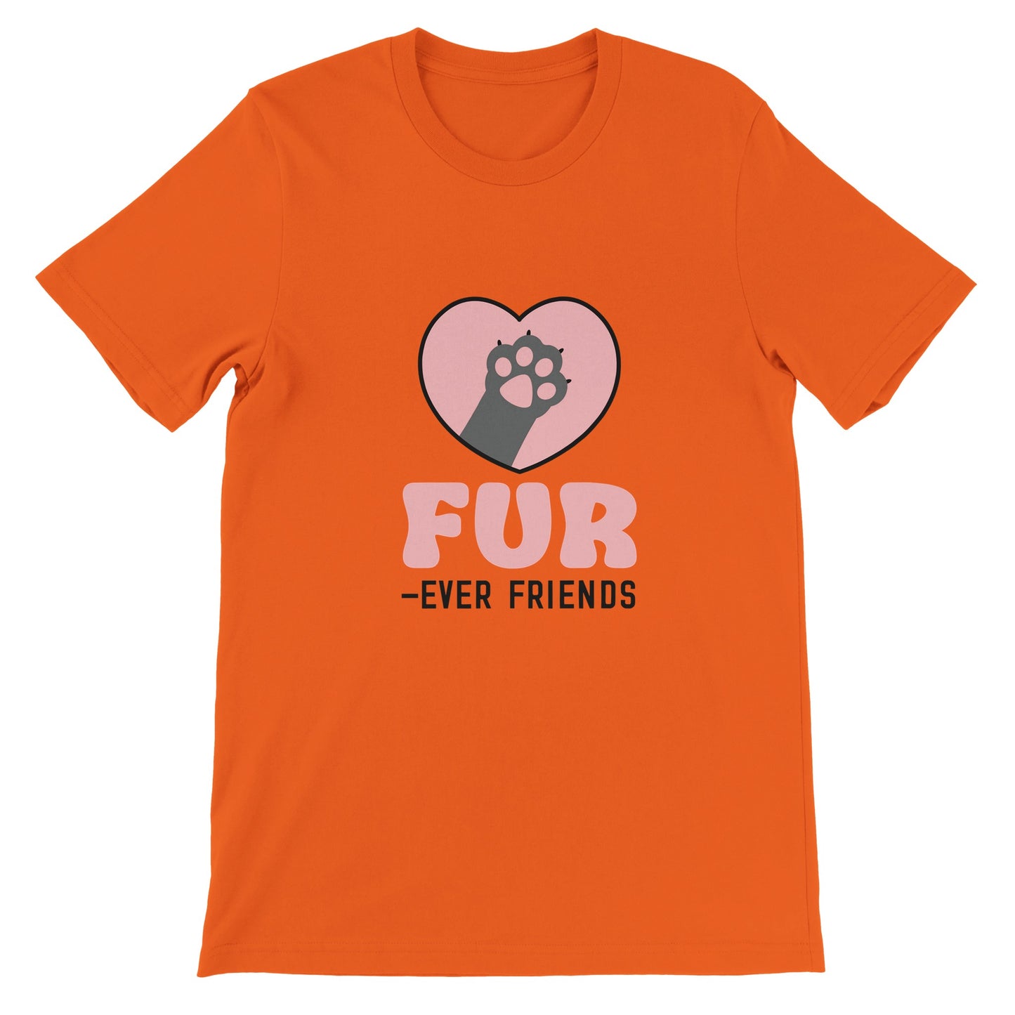 Budget Unisex Crewneck T-shirt/Fur-Ever-Friends