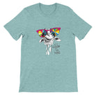 Budget Unisex Crewneck T-shirt/Giraffe-Sunglasses - Enet Images