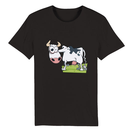 100% Organic Unisex T-shirt/Cow's-Eye