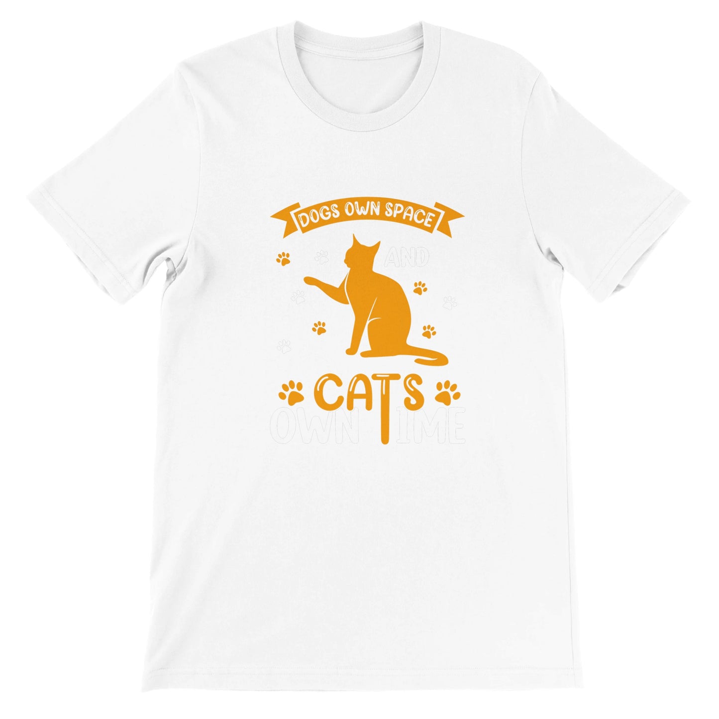 Budget Unisex Crewneck T-shirt/Cats-Own-Time