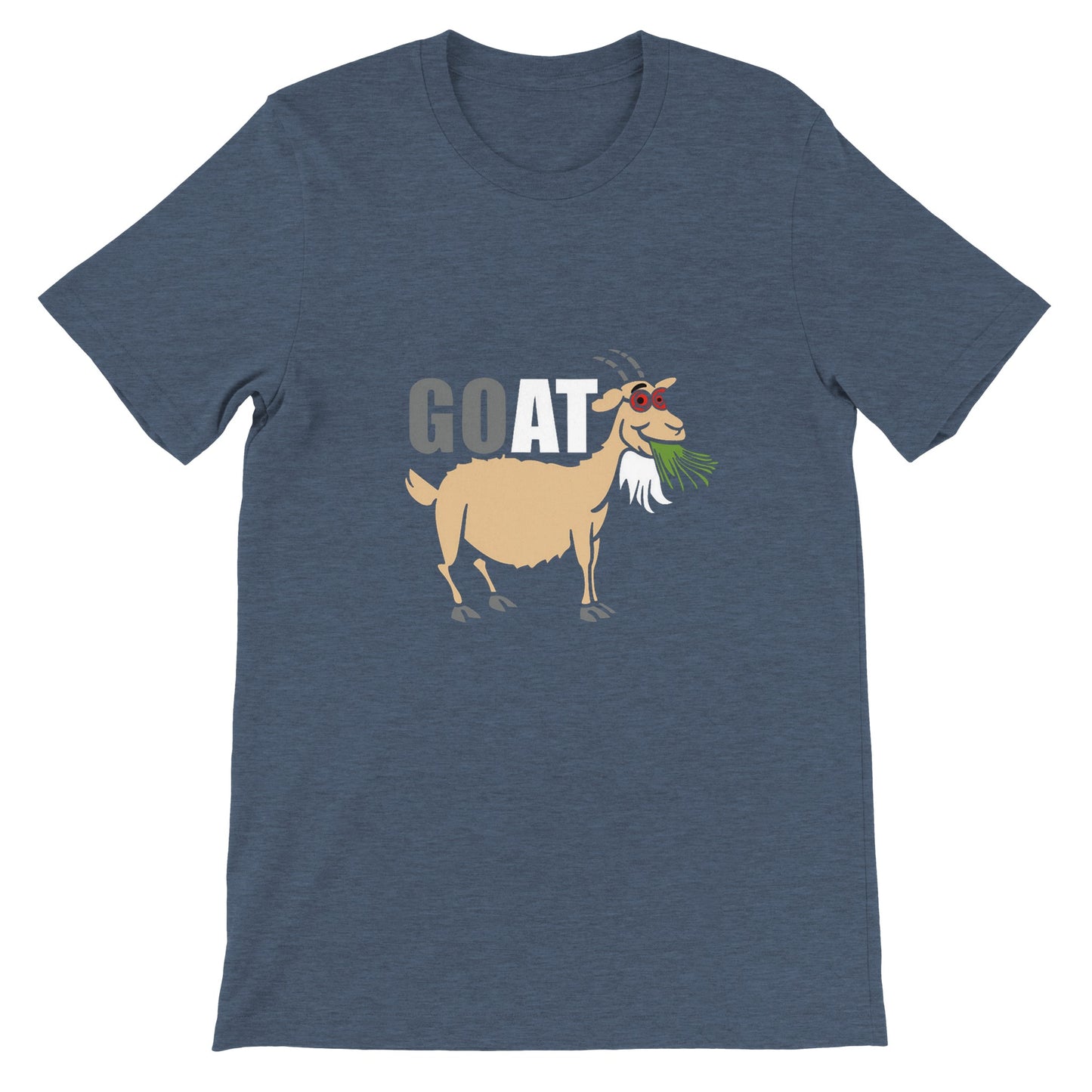 Budget Unisex Crewneck T-shirt/Goat-Grass