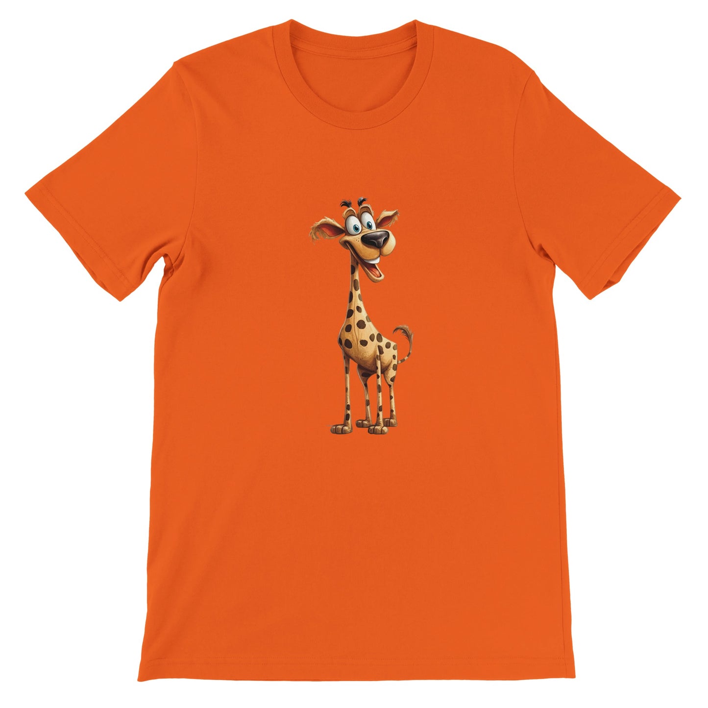 Budget Unisex Crewneck T-shirt/Happy-Giraffe