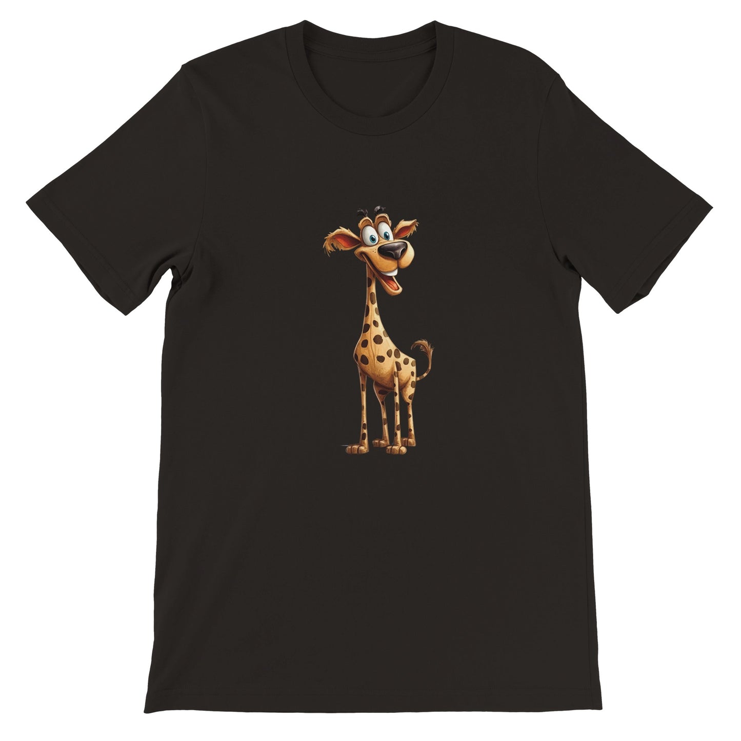 Budget Unisex Crewneck T-shirt/Happy-Giraffe