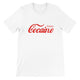 Budget Unisex Crewneck T-shirt/Cocaine-Enjoy-Funny - Enet Images
