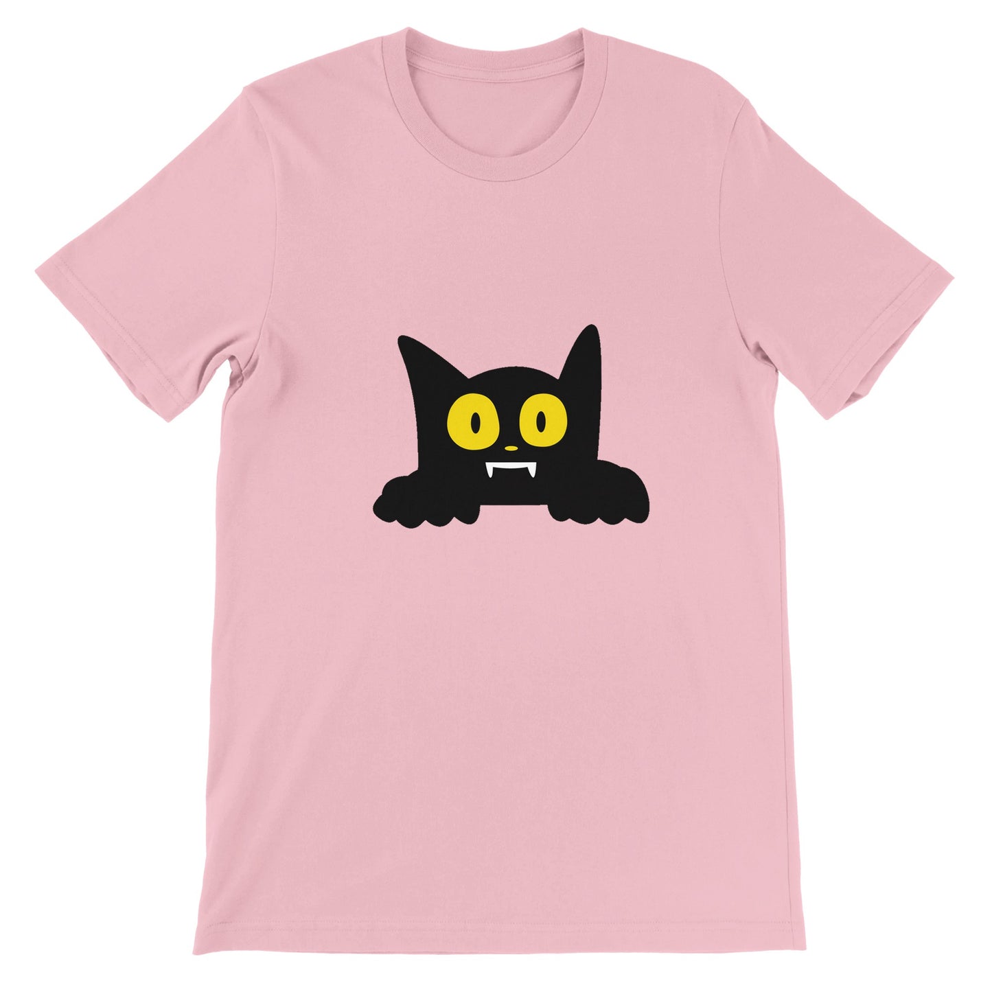 Budget Unisex Crewneck T-shirt/Cat-Halloween