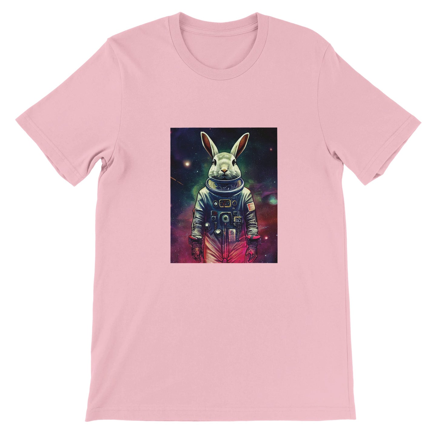 Budget Unisex Crewneck T-shirt/Rabbit-Astronaut