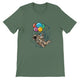 Budget Unisex Crewneck T-shirt/Astronaut-Balloons - Enet Images