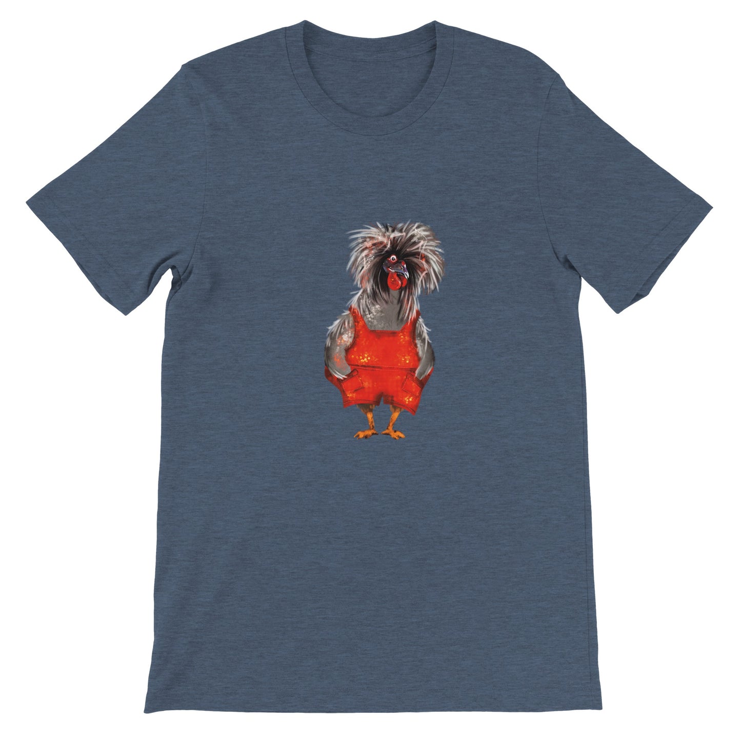 Budget Unisex Crewneck T-shirt/Chicken-Lady