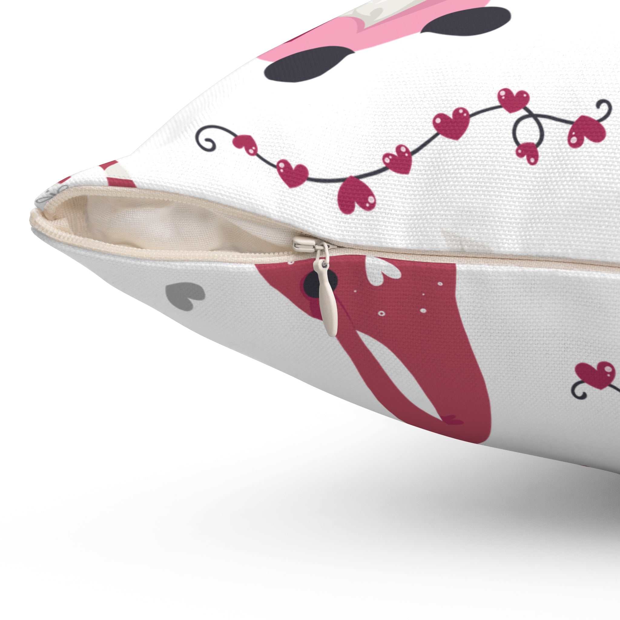 Valentine Gnomes/Spun Polyester Square Pillow - Enet Images