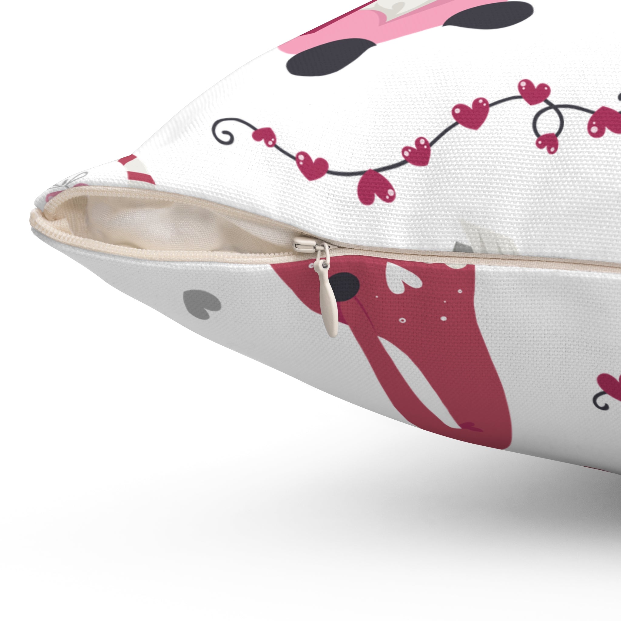 Valentine Gnomes/Spun Polyester Square Pillow - Enet Images