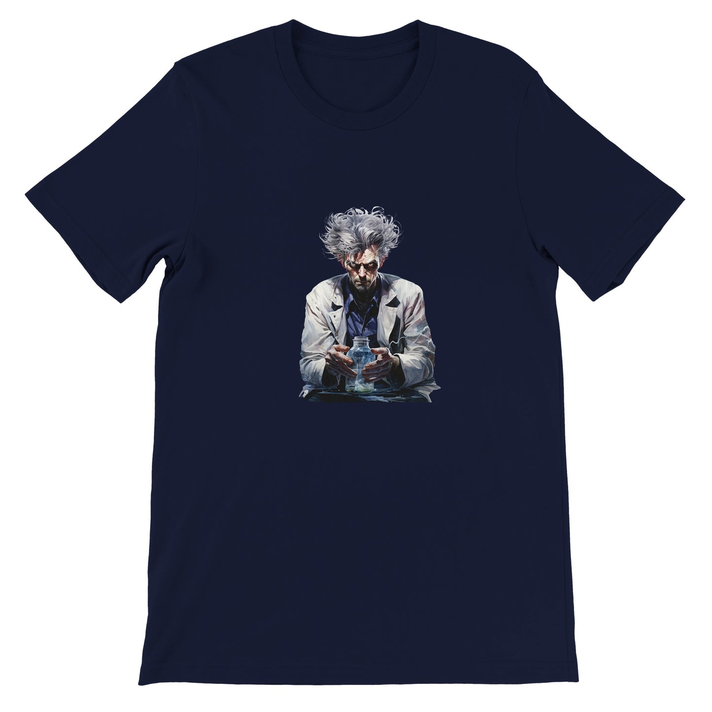 Budget Unisex Crewneck T-shirt/Creepy-Scientist